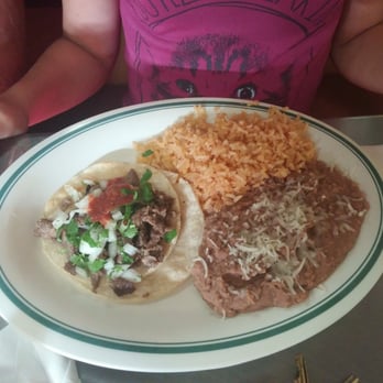 Chabelo's Mexican Grill - Kids plate w carne asada taco - Mexican Near Me - Castaic, California