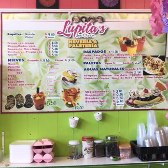Lupita's Ice Cream - the menu - Ice Cream & Frozen Yogurt Near Me - Stockbridge, Georgia Lupita's Ice Cream - the menu - Ice Cream & Frozen Yogurt Near Me - Stockbridge, Georgia