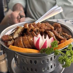 Golden Lotus - Szechwan crispy duck.