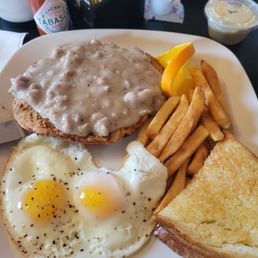Chicken Fried Steak and Eggs Chicken Fried Steak and Eggs