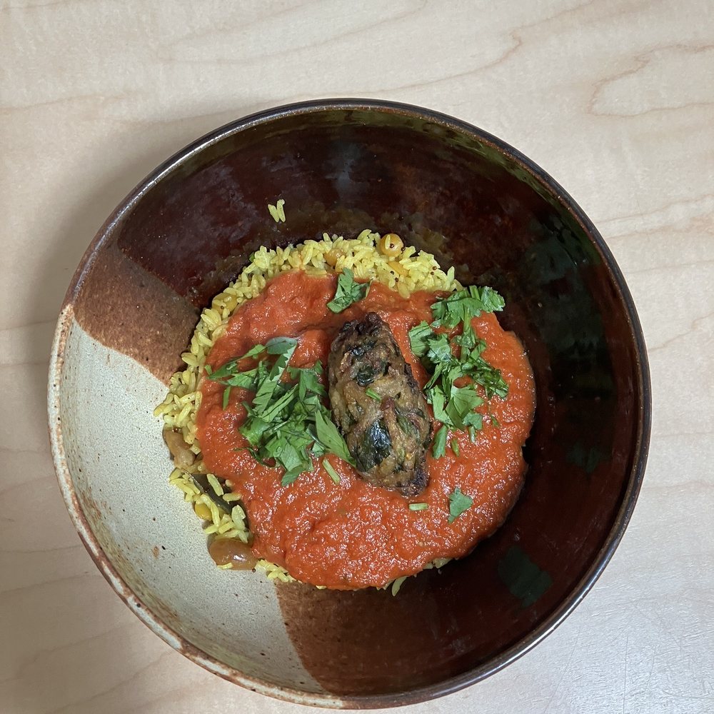MAZU - Zucchini kofta - Taiwanese Near Me - Yellow Springs, Ohio MAZU - Zucchini kofta - Taiwanese Near Me - Yellow Springs, Ohio