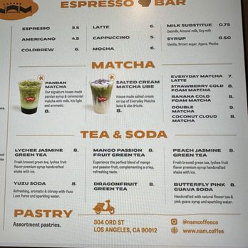 Nam Coffee - Coffee & Tea Near Me - Los Angeles, California Nam Coffee - Coffee & Tea Near Me - Los Angeles, California