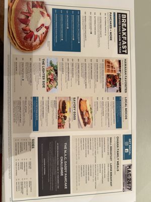 Menu photo 1 M.A.C. 24/7 Honolulu, HI