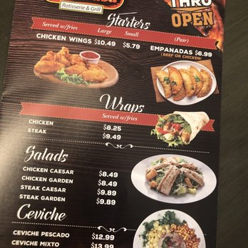 La Brasa Grill  Sawgrass - Menu - Peruvian Near Me - Sunrise, Florida