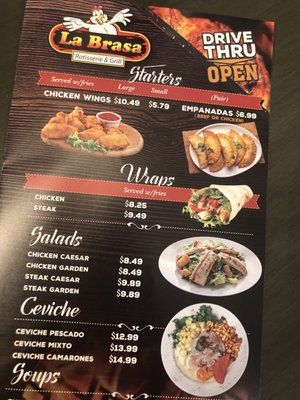 Menu photo 1 La Brasa Grill  Sawgrass Sunrise, FL