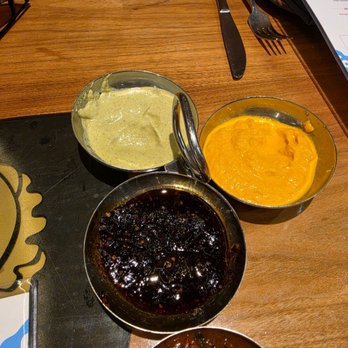 Puesto Anaheim - Salsa flight - Mexican Near Me - Anaheim, California