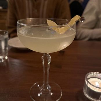 Colette OTR * Mostly French Restaurant by Chef Danny Combs - Rosemary in Thyme mocktail - French Near Me - Cincinnati, Ohio
