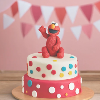 Triple Treat Cakes - Elmo Cake - Custom Cakes Near Me Triple Treat Cakes - Elmo Cake - Custom Cakes Near Me