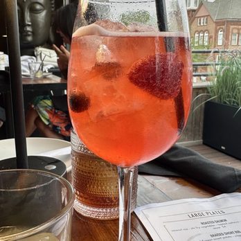 Teak Restaurant - Mocktail: Berry Apertivio Spritz - Asian Fusion Near Me - Red Bank, New Jersey Teak Restaurant - Mocktail: Berry Apertivio Spritz - Asian Fusion Near Me - Red Bank, New Jersey