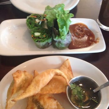 Daisy Mint - Crab wonton and vege roll. Bomb!!!!! - Thai Near Me - Pasadena, California Daisy Mint - Crab wonton and vege roll. Bomb!!!!! - Thai Near Me - Pasadena, California
