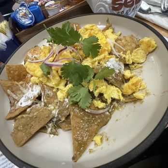 SeD Cocina - Green chilaquiles are tasty. - Mexican Near Me - Montclair, California