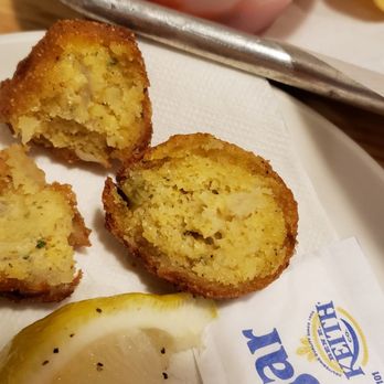 Cotton Patch Cafe - Under cooked hush puppies with doughy center - American Near Me - Denison, Texas Cotton Patch Cafe - Under cooked hush puppies with doughy center - American Near Me - Denison, Texas