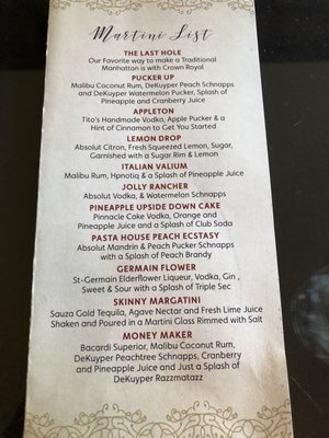 Menu photo 7 Pasta House Pinetop, AZ