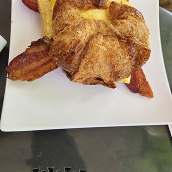 JW Pastry - Bacon Egg and Cheese Crossaint - Bakeries Near Me - Davie, Florida