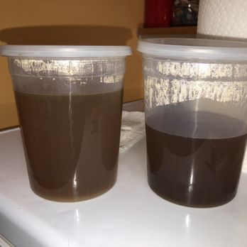 Pho House - Comparison between broths. First broth is on the right, new order broth is on the left. - Vietnamese Near Me - Germantown, Maryland