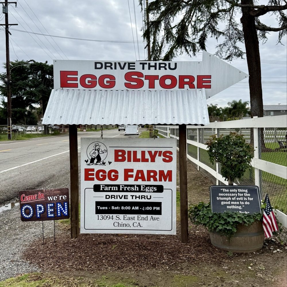 Billy's Egg Farm - Specialty Food Near Me - Chino, California