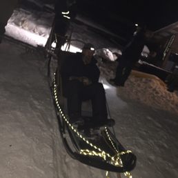 Stand or sit sledding