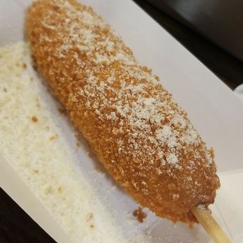 Oh K Dog - Cheddar Hot Dog (With Some Parmesan Added) - Hot Dogs Near Me - Austin, Texas Oh K Dog - Cheddar Hot Dog (With Some Parmesan Added) - Hot Dogs Near Me - Austin, Texas