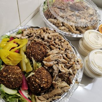 Gypsy Grill - Chicken Platter with Falafel. But I ordered Lamb & Beef Platter :/ - Middle Eastern Near Me - Jersey City, New Jersey Gypsy Grill - Chicken Platter with Falafel. But I ordered Lamb & Beef Platter :/ - Middle Eastern Near Me - Jersey City, New Jersey