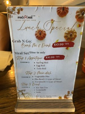 Menu photo 6 Pho A'mie Fullerton, CA