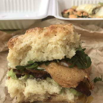 The Egg Carton - Arugulove breakfast sandwich with biscuit - Food Stands Near Me - Portland, Oregon The Egg Carton - Arugulove breakfast sandwich with biscuit - Food Stands Near Me - Portland, Oregon