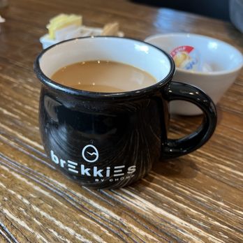 Brekkies - Hot coffee in a nice size mug - Breakfast & Brunch Near Me - Solvang, California