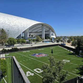 NFL - View of the Stadium from the NFL Building - Professional Sports Teams Near Me - Inglewood, California NFL - View of the Stadium from the NFL Building - Professional Sports Teams Near Me - Inglewood, California