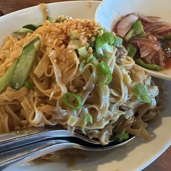 Burma Burma - Burmese Garlic Noodle with roasted duck - Burmese Near Me - Dublin, California