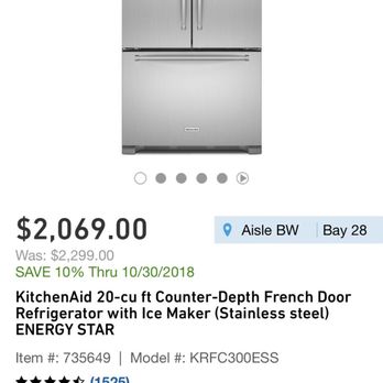 Lowe's Home Improvement - The fridge I did NOT receive - Hardware Stores Near Me - Honolulu, Hawaii