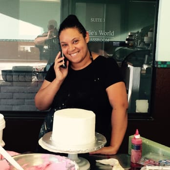 Fizz Bakery - Tiffany working hard creating those spectacular cakes - Bakeries Near Me - Stockton, California