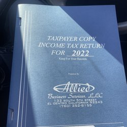 Allied Business Services - Super clean, and organized folder.
