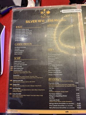 Menu photo 1 Wagyu Grill AYCE Milpitas, CA Menu photo 1 Wagyu Grill AYCE Milpitas, CA