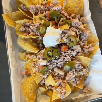 Nueces Brewing - nachos with pulled pork - Breweries Near Me - Corpus Christi, Texas Nueces Brewing - nachos with pulled pork - Breweries Near Me - Corpus Christi, Texas