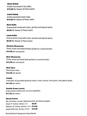 Menu photo 2 Royal Kitchen Catering And Sweets San Bernardino, CA Menu photo 2 Royal Kitchen Catering And Sweets San Bernardino, CA