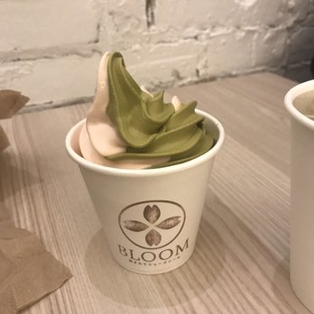 Bloom - Matcha strawberry soft serve - Cafes Near Me - Toronto, Ontario