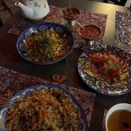 Beef Plov and Lagman with Beef Soup Beef Plov and Lagman with Beef Soup