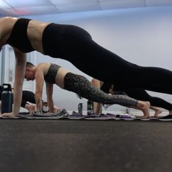 Hot Yoga Asheville - In class