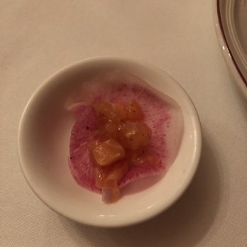 La Foret - Palate cleanser. Complementary from chef - French Near Me - San Jose, California La Foret - Palate cleanser. Complementary from chef - French Near Me - San Jose, California