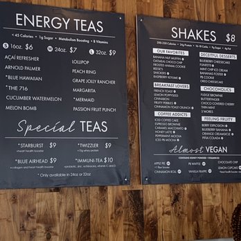 Something Protein - Menu - Juice Bars & Smoothies Near Me - Buffalo, New York