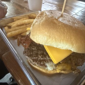 The Shack - Bacon cheese burger - Hot Dogs Near Me - San Antonio, Texas