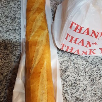 Photo of NG Cafe - Austin, TX, United States. Baguette is 3 feet long! I will use it to make sandwiches and accompany my coffee :)