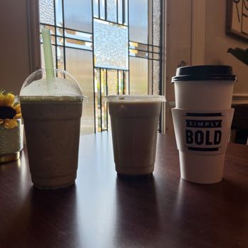 Simply BOLD Cafe - Pumpkin specialty drink in iced and hot!  Also a dragonslayer smoothie! - Cafes Near Me - West Reading, Pennsylvania