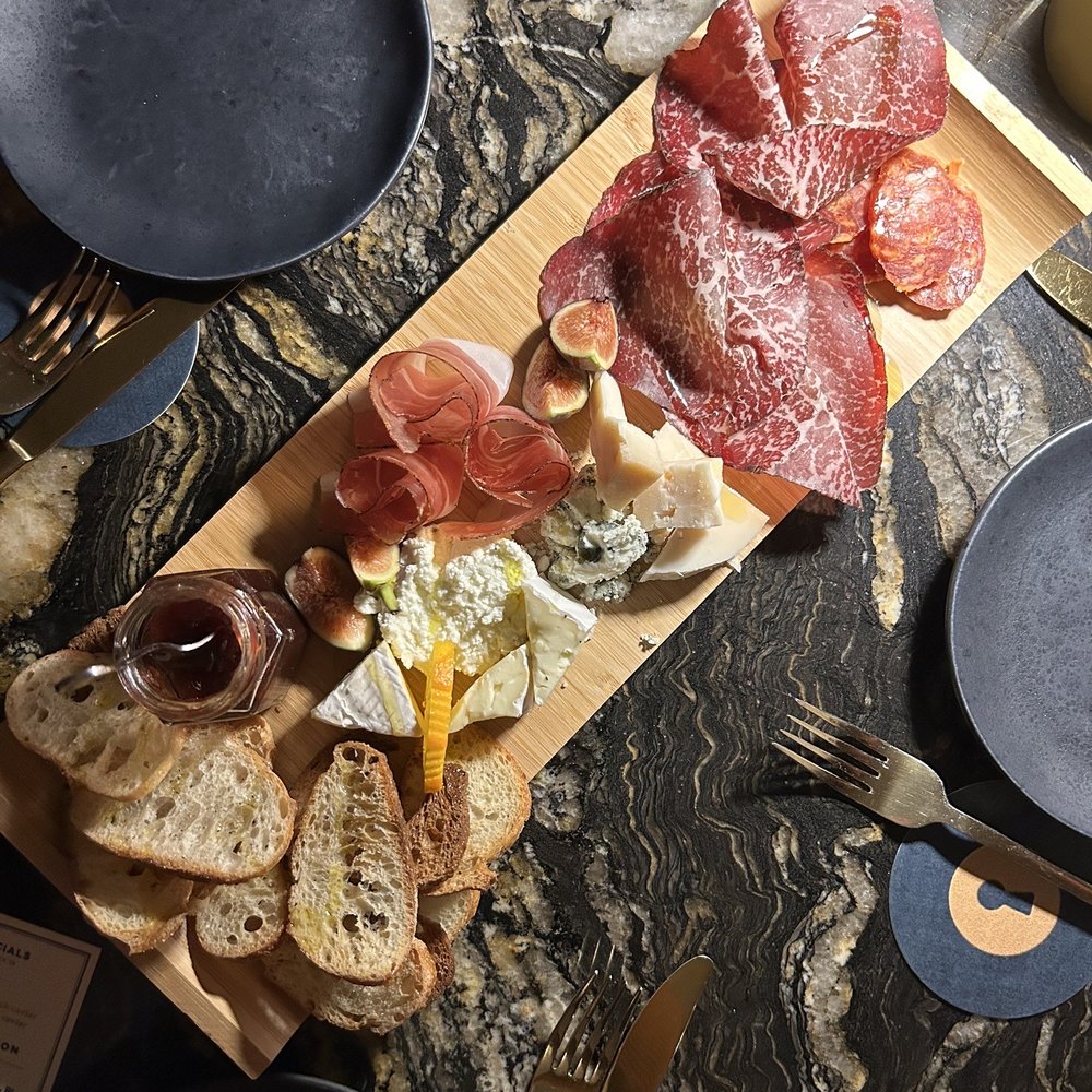 Next Door - Charcuterie board - Brie, Roquefort, Whipped Ricotta, Smoked Prosciutto, Braseola, Sopressata, Strawberry Marmelade - Speakeasies Near Me - Boston, Massachusetts Next Door - Charcuterie board - Brie, Roquefort, Whipped Ricotta, Smoked Prosciutto, Braseola, Sopressata, Strawberry Marmelade - Speakeasies Near Me - Boston, Massachusetts