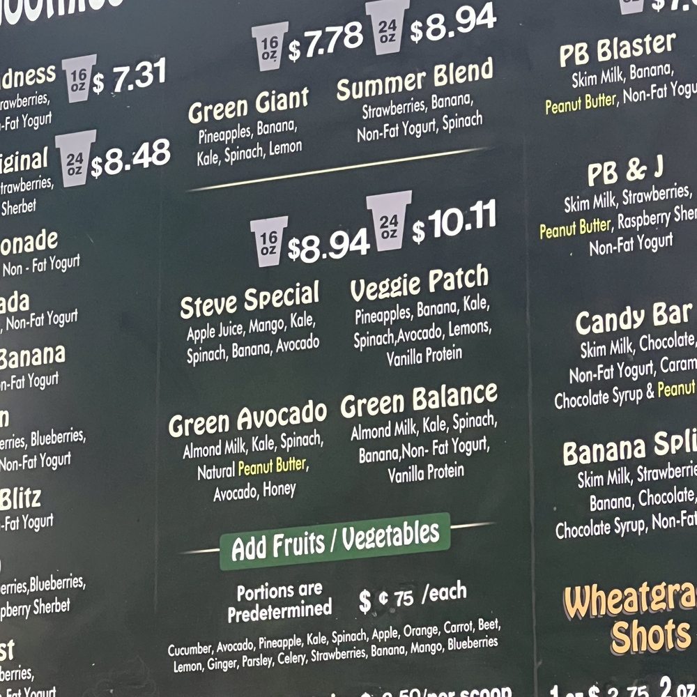 Jungle Juice - Menu - Juice Bars & Smoothies Near Me - Morristown, New Jersey Jungle Juice - Menu - Juice Bars & Smoothies Near Me - Morristown, New Jersey