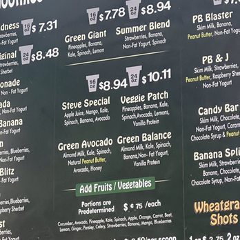 Jungle Juice - Menu - Juice Bars & Smoothies Near Me - Morristown, New Jersey Jungle Juice - Menu - Juice Bars & Smoothies Near Me - Morristown, New Jersey