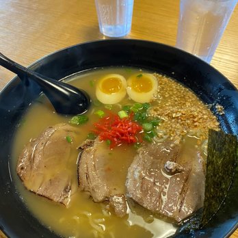 King of Ramen - Tonkotsu Ramen with garlic - Ramen Near Me - Spokane, Washington