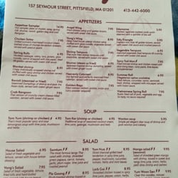 Vongs - Takeaway menu