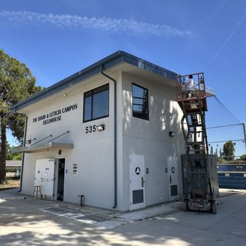 Monte Vista Painting - We had the honor of donating our services to my son's little league team - Sunnyside Lone Star Little League.  We freshened up their Trim. - Painters Near Me