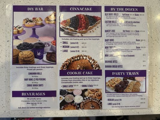 Menu photo 2 Cinnaholic Stafford, VA