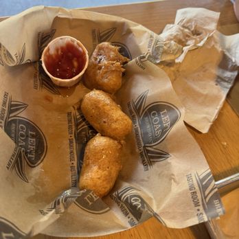 Left Coast Brewing - Corn dogs. - Barbeque Near Me - Irvine, California Left Coast Brewing - Corn dogs. - Barbeque Near Me - Irvine, California